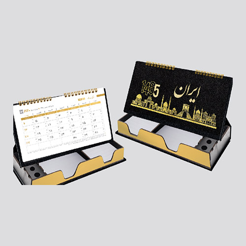 تقویم رومیزی چوبی 1405 کد 78